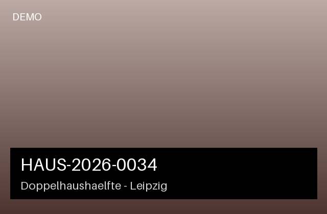 Straßenansicht der Doppelhaushälfte